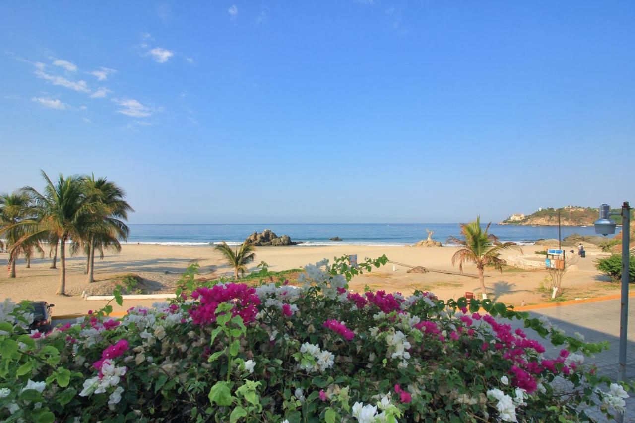 Bungalows Santa Cruz Пуерто-Ескондідо Екстер'єр фото